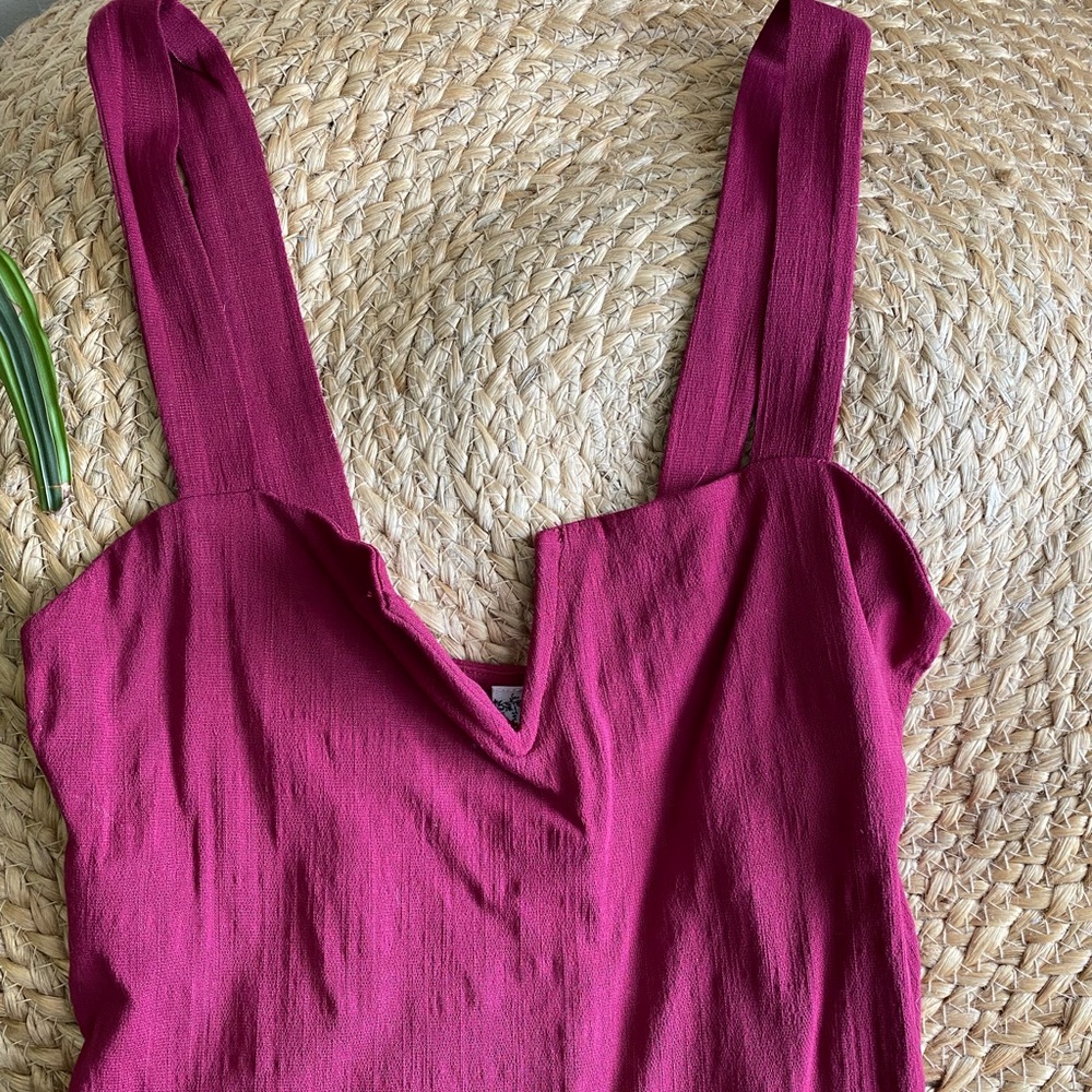 Free People bodysuit in Acai